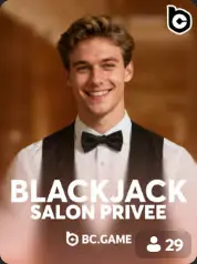 Blackjack Salon Privee BC Game Deutschland game cover