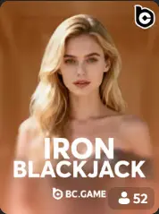Iron Blackjack BC Game Deutschland game cover